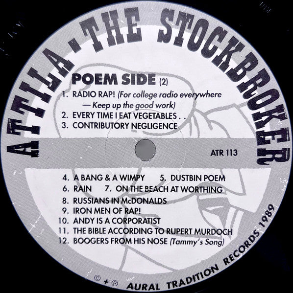 Attila The Stockbroker : Tues - July 4th - The Rivoli (LP, Album)