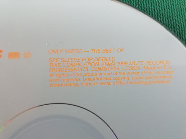 Yazoo : Only Yazoo - The Best Of (CD, Comp, RM, RP, EMI)