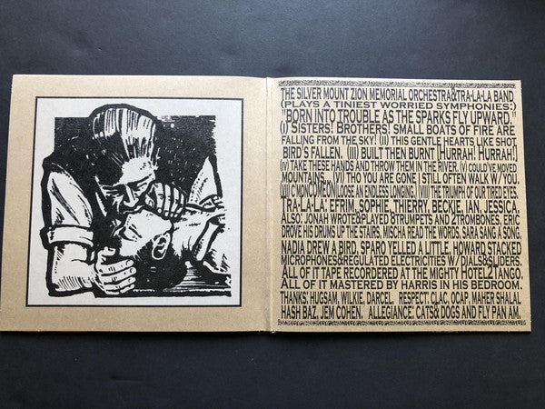 The Silver Mt. Zion Memorial Orchestra & Tra-la-la Band* : Born Into Trouble As The Sparks Fly Upward (2x10", Album, RP)