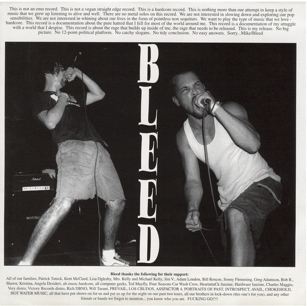 Bleed (2) : True Colors Running E.P. (7", EP)