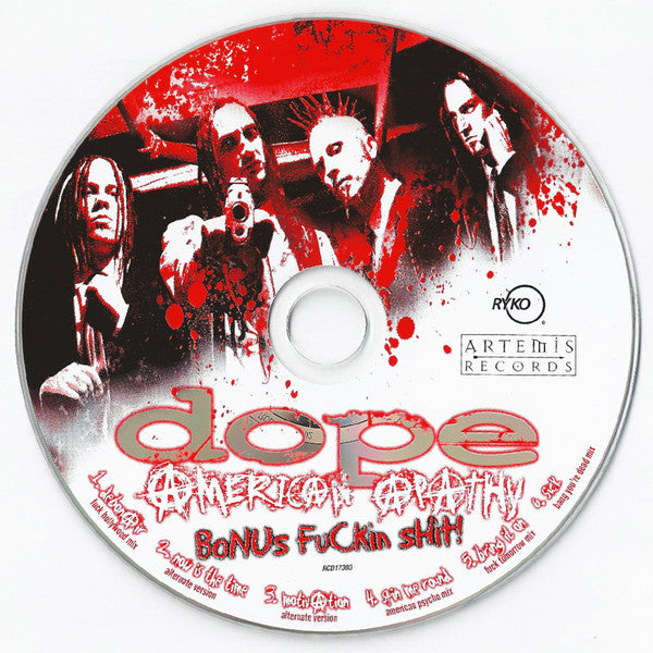 Dope (4) : American Apathy (2xCD, Ltd)