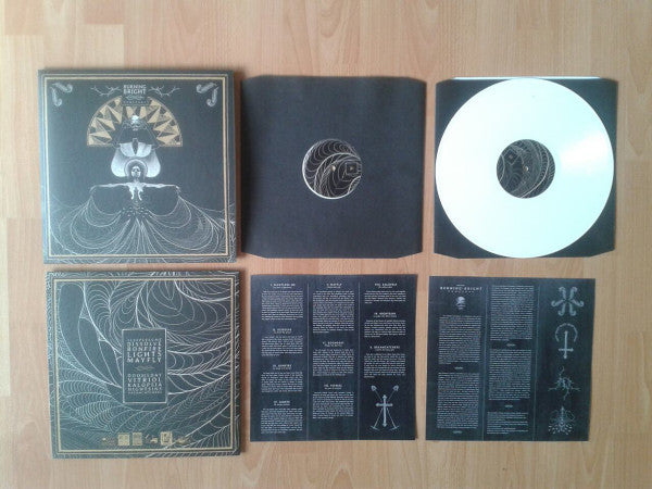 Burning Bright (2) : Domesday (LP, Album, Whi)