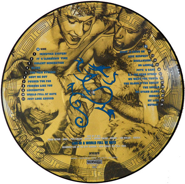 Sick Of It All : Live In A World Full Of Hate (LP, Album, Pic)