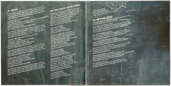 Amy Winehouse : Back To Black (CD, Album, Sup)