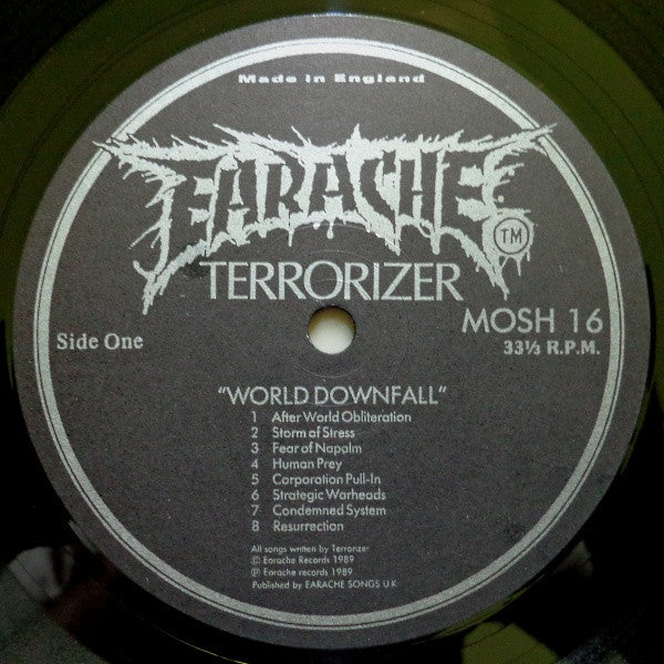 Terrorizer : World Downfall (LP, Album, Inn)