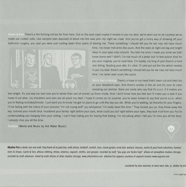 Alkaline Trio / Hot Water Music : Split EP (CD, EP)