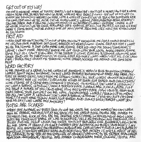 Subhumans : Time Flies + Rats (CD, Comp)