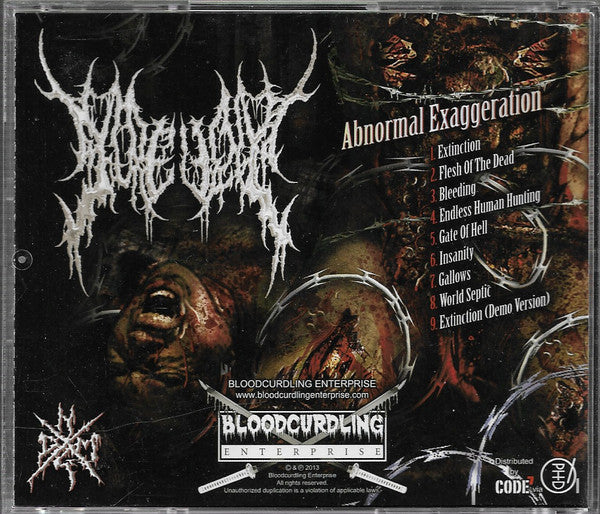 Gorevent : Abnormal Exaggeration (CD, Album, RE)