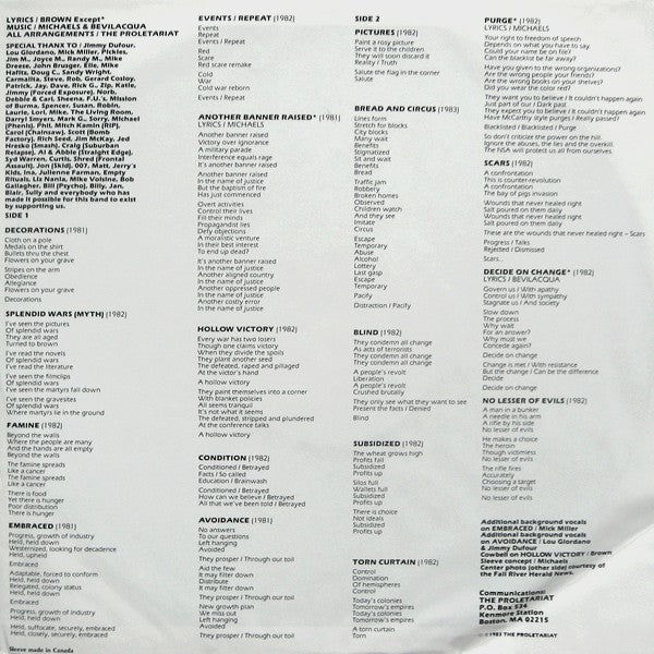 The Proletariat : Soma Holiday (LP, Album, RP)
