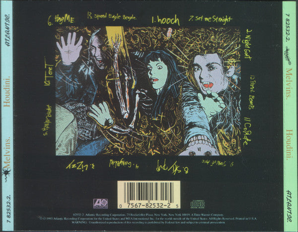 Melvins : Houdini (CD, Album, RP)