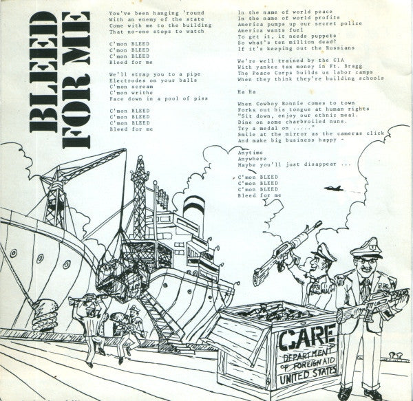 Dead Kennedys : Bleed For Me (7", Single)