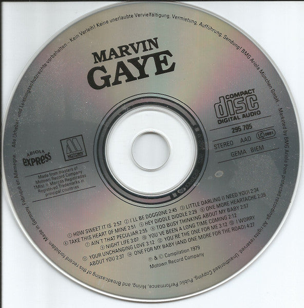 Marvin Gaye : Motown Legends (CD, Comp)
