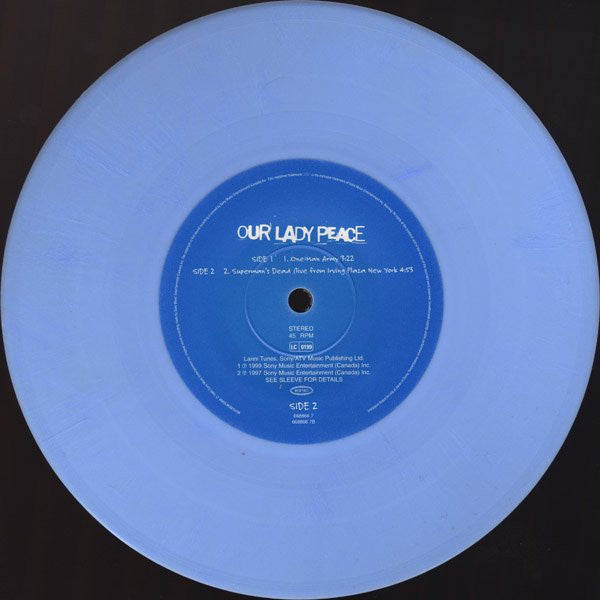 Our Lady Peace : One Man Army (7", Single, Num, Blu)
