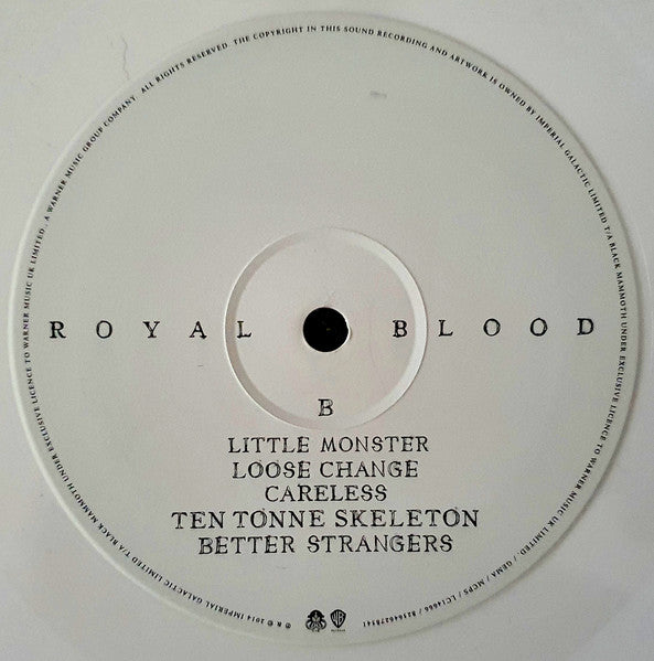 Royal Blood (6) : Royal Blood (LP, Album, Ltd, Whi)