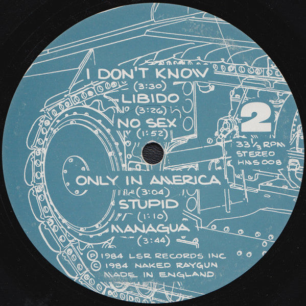 Naked Raygun : Throb Throb (LP, Album)