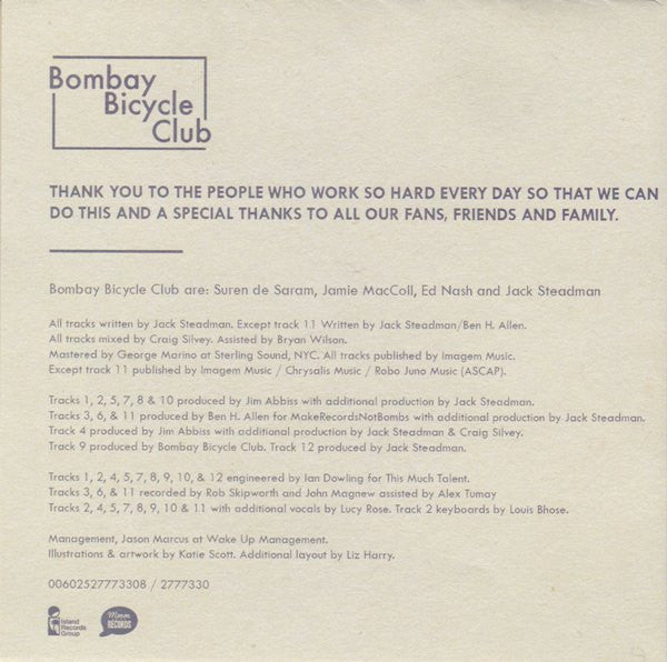 Bombay Bicycle Club : A Different Kind Of Fix (CD, Album, Enh, Dig)