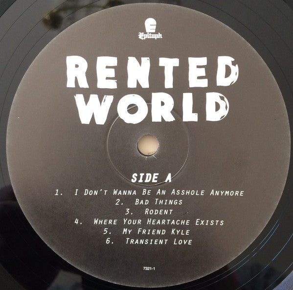 The Menzingers : Rented World (LP, Album, 180 + CD, Album)