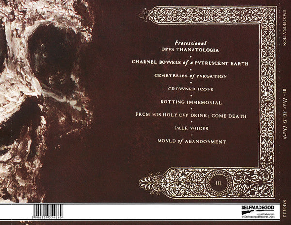 Encoffination : III: Hear Me, O' Death (Sing Thou Wretched Choirs) (CD, Album)