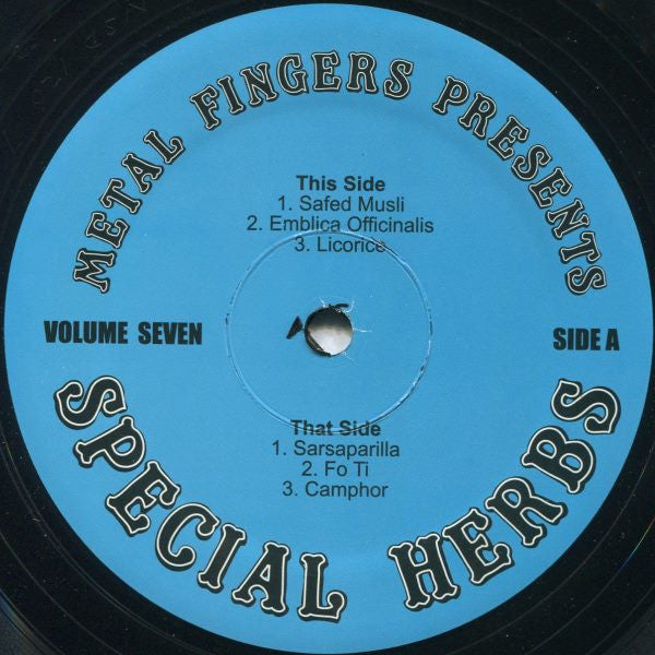 Metal Fingers : Special Herbs Volume 7 & 8 (2xLP, Comp, RE + 7", Ltd + S/Edition)