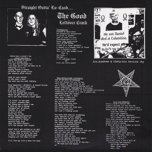 Leftöver Crack : Rock The 40 oz. (7")