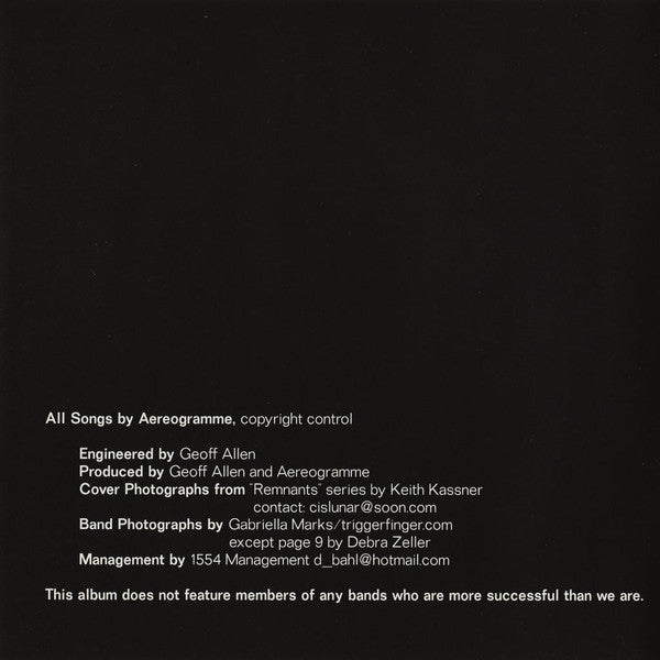 Aereogramme : Sleep And Release (CD, Album)