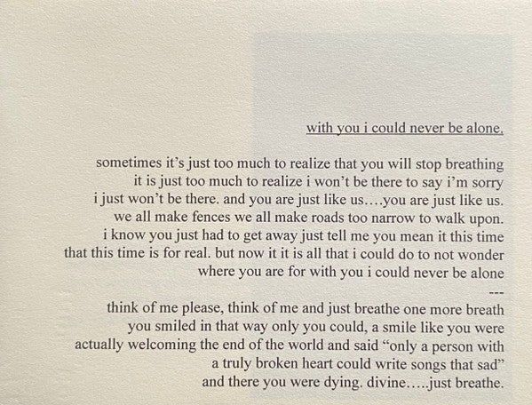 The Saddest Landscape : A Promise Was Made... (10", EP, Pin)