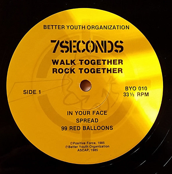 7 Seconds : Walk Together, Rock Together (12", MiniAlbum)