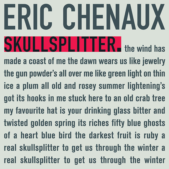 Eric Chenaux : Skullsplitter (CD, Album)