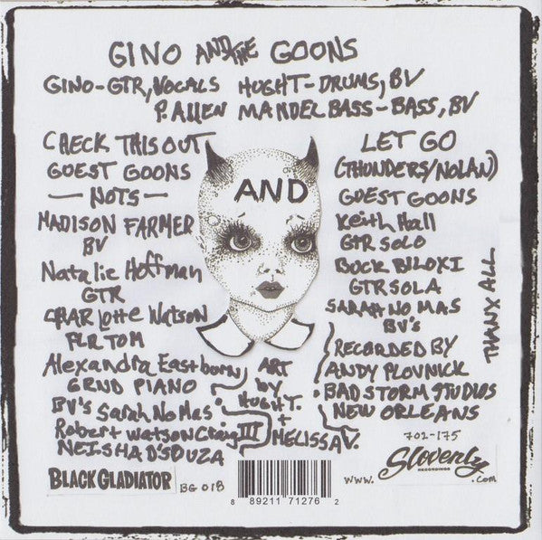 Gino And The Goons : Check This Out (7", Yel)