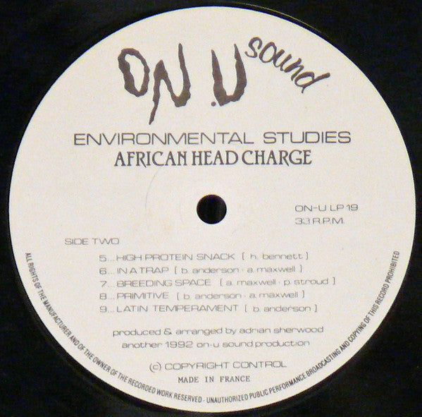 African Head Charge : Environmental Studies (LP, Album)