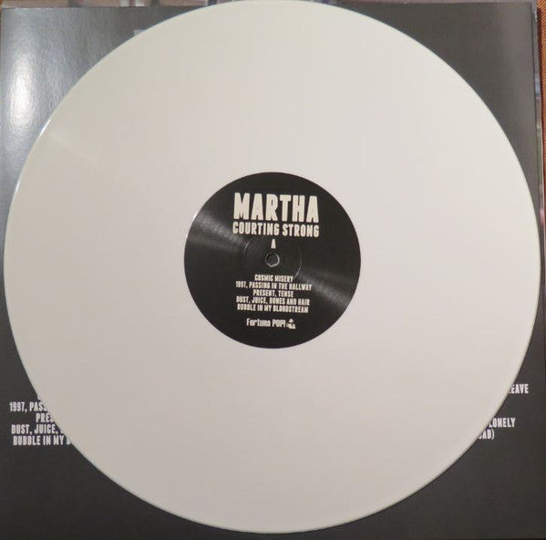 Martha (13) : Courting Strong (LP, Album, Whi)