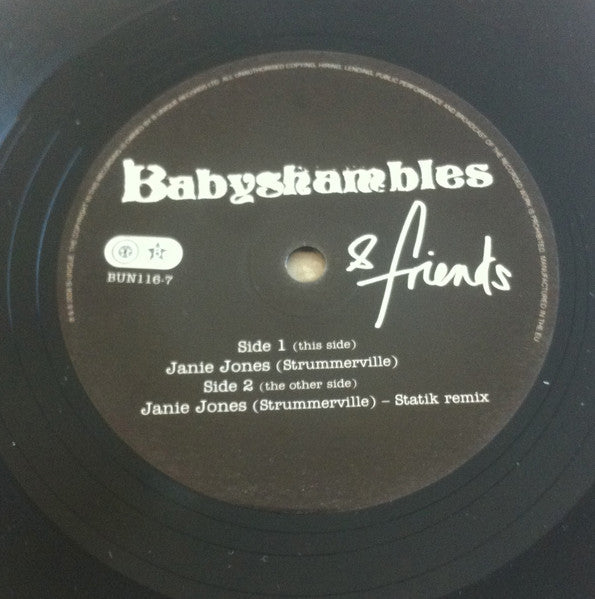 Babyshambles & Friends* : Janie Jones (Strummerville) (7", Single)