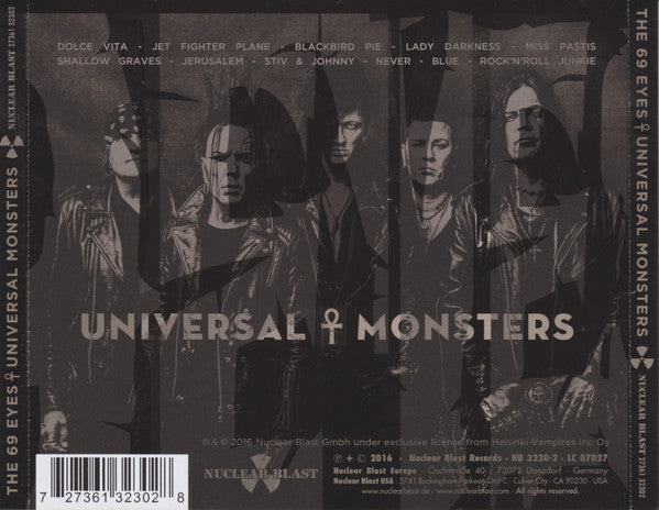The 69 Eyes : Universal Monsters (CD, Album, O-C)