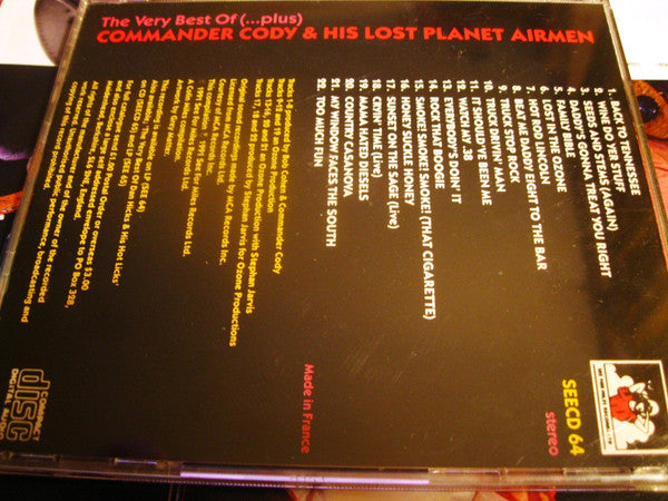 Commander Cody And His Lost Planet Airmen : The Very Best Of (... plus) (CD, Comp)