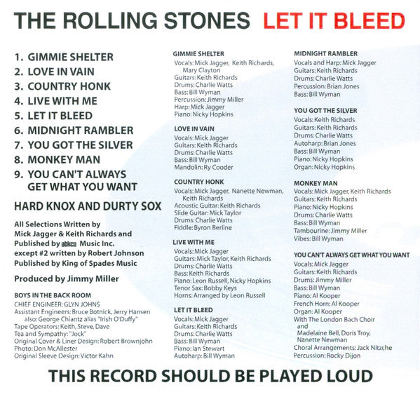 Rolling Stones* : Let It Bleed (CD, Album, RE, RM)