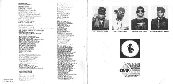 Public Enemy : It Takes A Nation Of Millions To Hold Us Back (CD, Album)