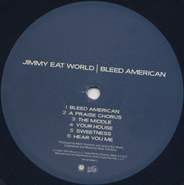 Jimmy Eat World : Bleed American (LP, Album)