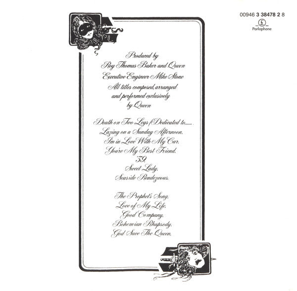 Queen : A Night At The Opera (CD, Album, RE, RM)