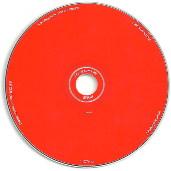 Les Savy Fav : ROME (Written Upside Down) (CD, EP)