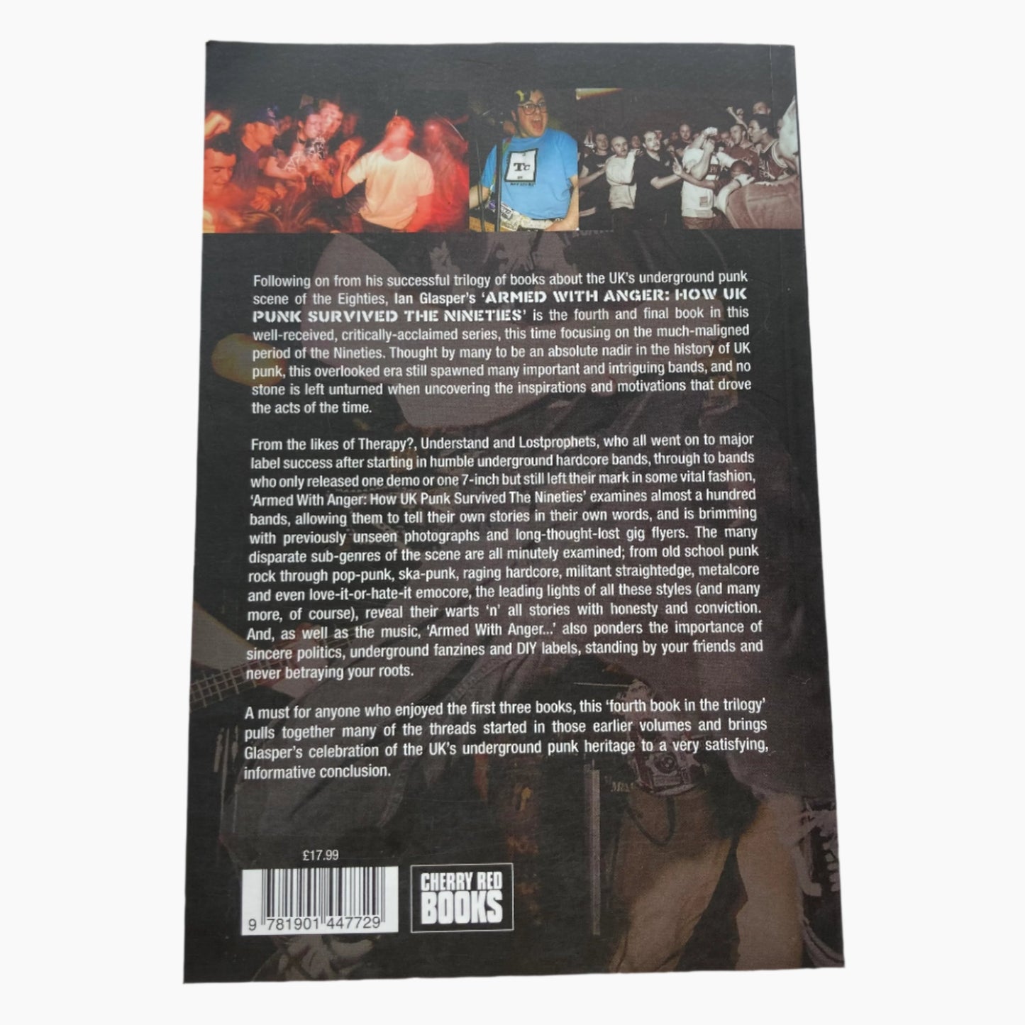 Armed With Anger, How UK Punk Survived The Nineties - Book - Ian Glasper
