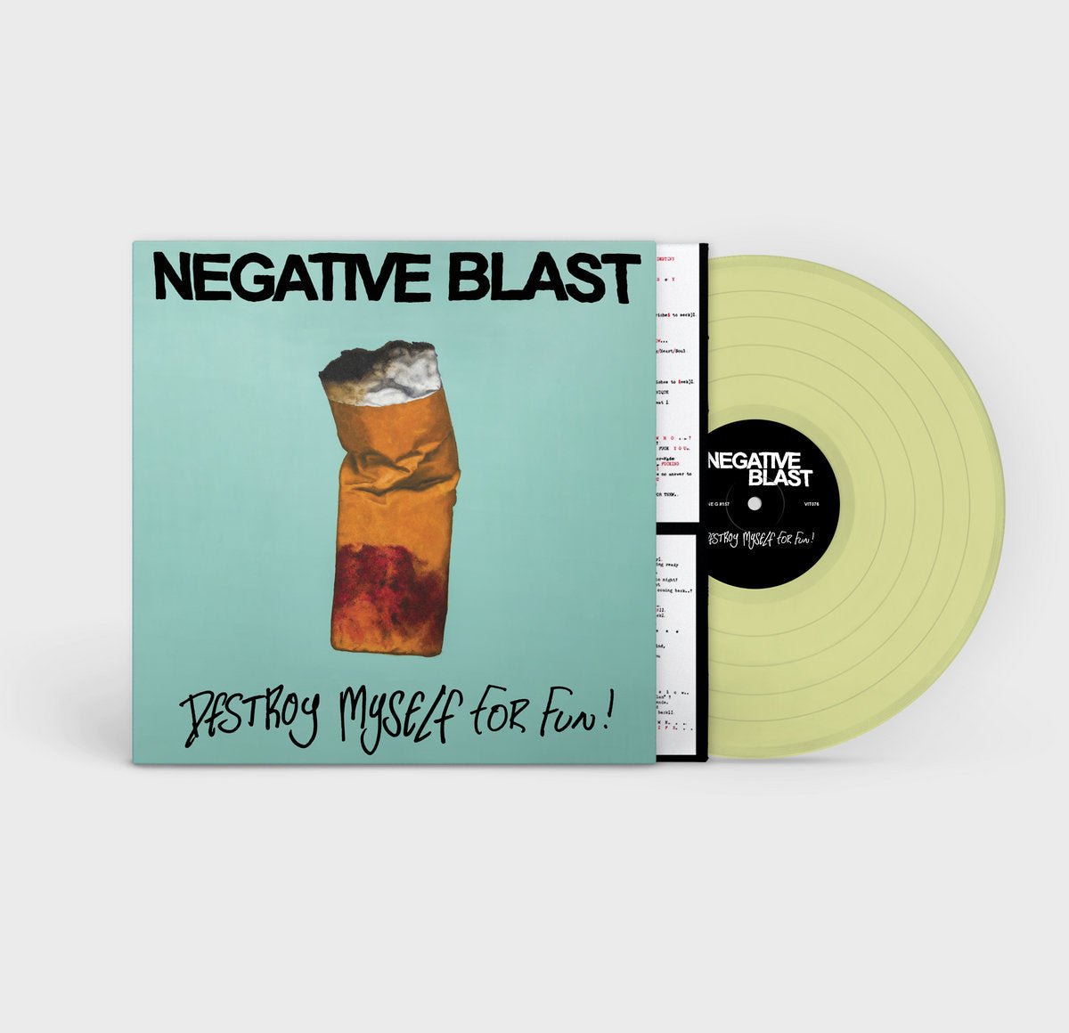 Negative Blast - Destroy Myself For Fun LP - Vinyl - Three One G