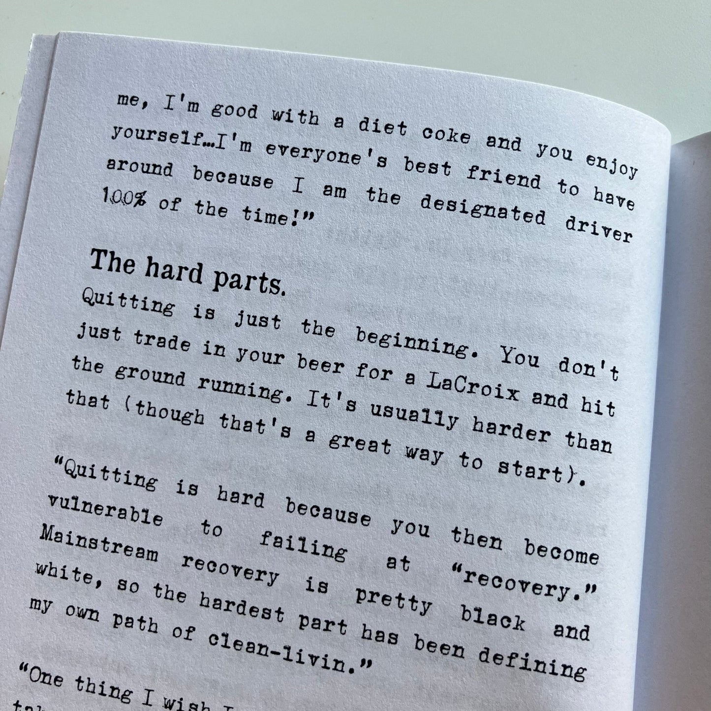 On Quitting: Tips for Kicking Alcohol - Zine - Microcosm