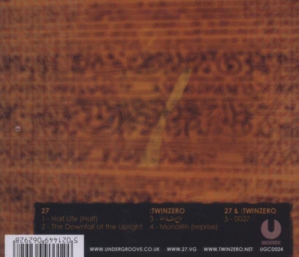 USED: 27 / Twin Zero - 27:00 (CD, EP, Ltd) - Used - Used