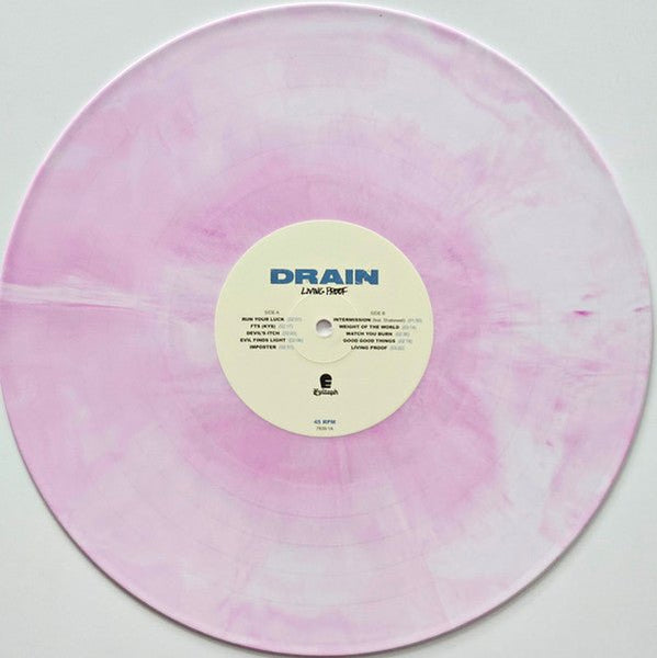 USED: Drain - Living Proof (12", Album, Ltd, Whi) - Used - Used