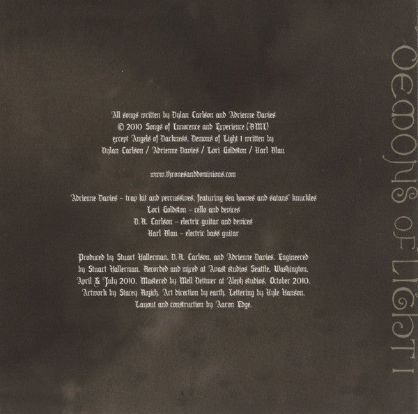 USED: Earth - Angels Of Darkness, Demons Of Light I (CD, Album) - Used - Used