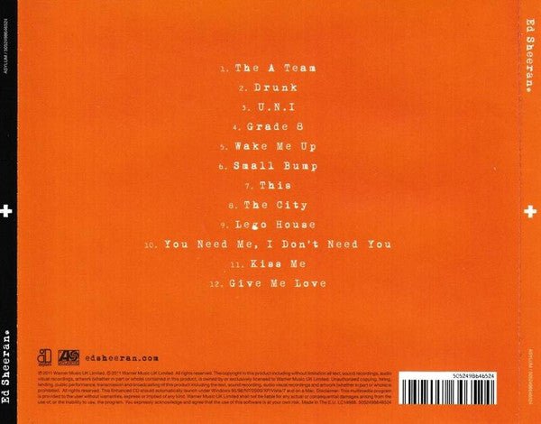 USED: Ed Sheeran - + (CD, Album, Enh) - Used - Used