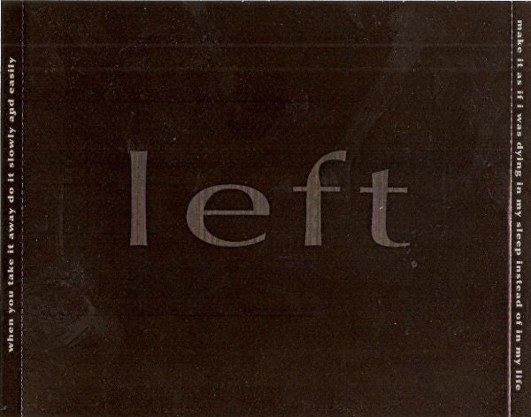 USED: End.user* - Left (CD, Album) - Used - Used