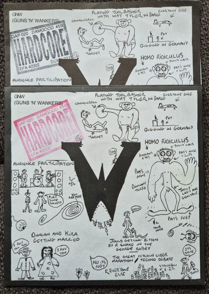 USED: Guns 'N' Wankers - Hardcore (7", EP) - Used - Used