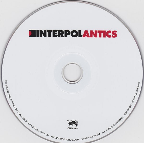 USED: Interpol - Antics (CD, Album, Enh, Sli) - Used - Used