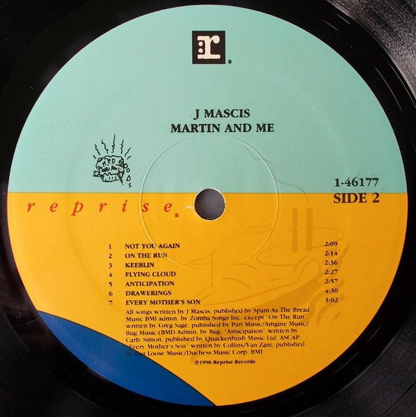 USED: J Mascis - Martin + Me (LP, Album) - Used - Used